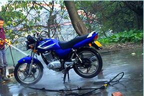 Wash motobike