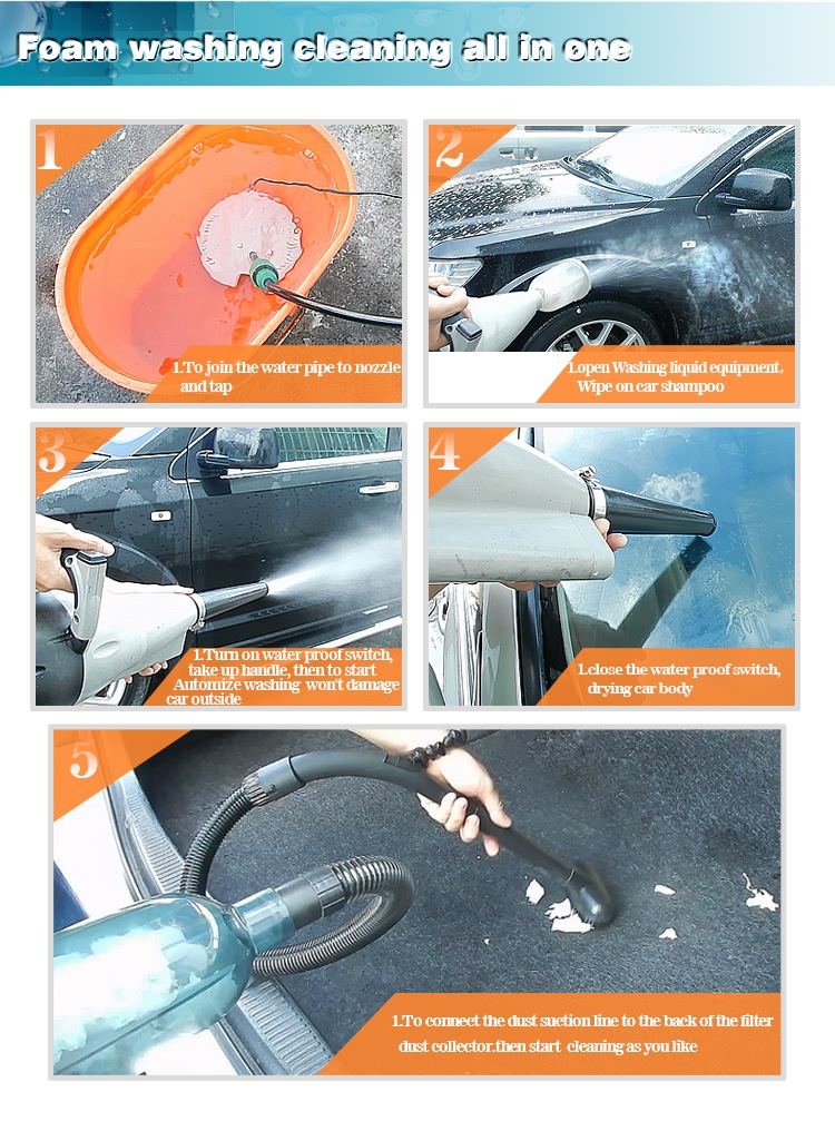 Hand Car Wash Equipment Usage