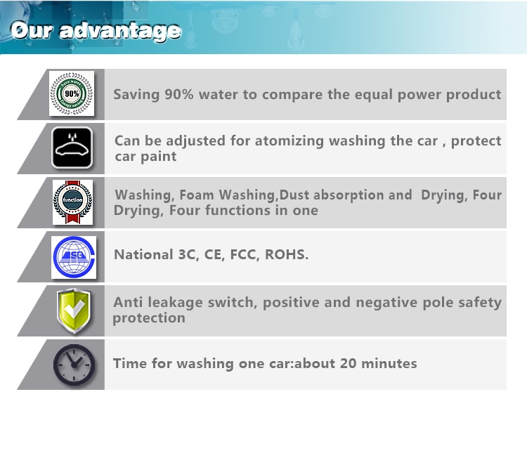 Hand Car Wash Equipment Advantage