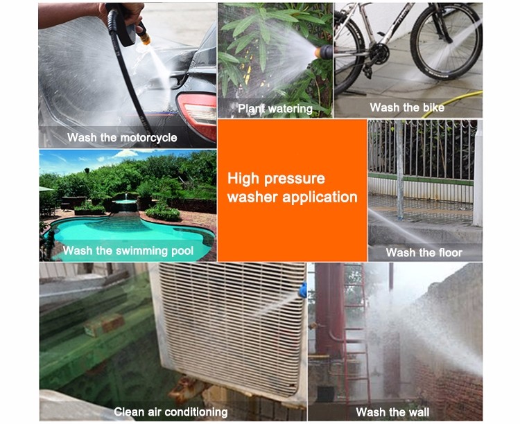 High Pressure Car washer functions