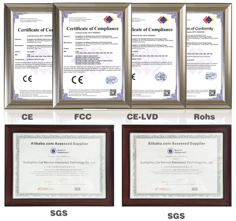 Certificate of Best Steam Cleaner: C500