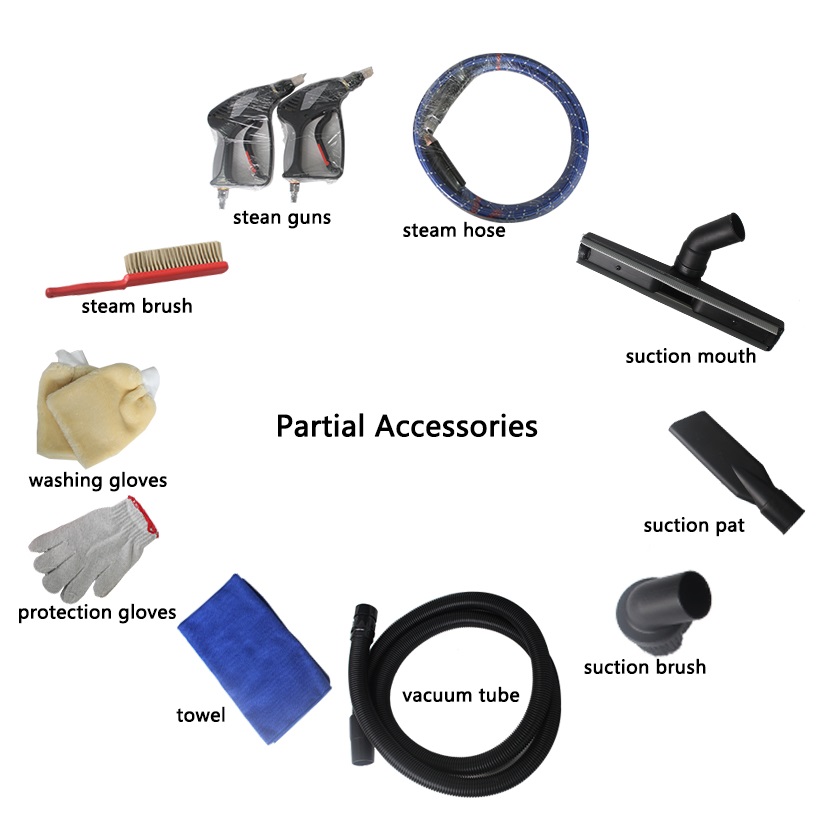 Partial accessories of Steam Cleaning for Cars-C700