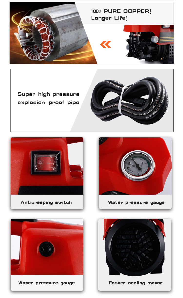 Details of Pressure Washer Hose of C200