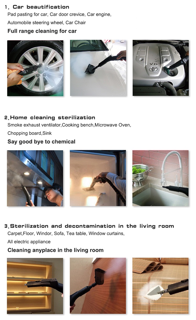 Functions of Heavy Duty Steam Cleaner