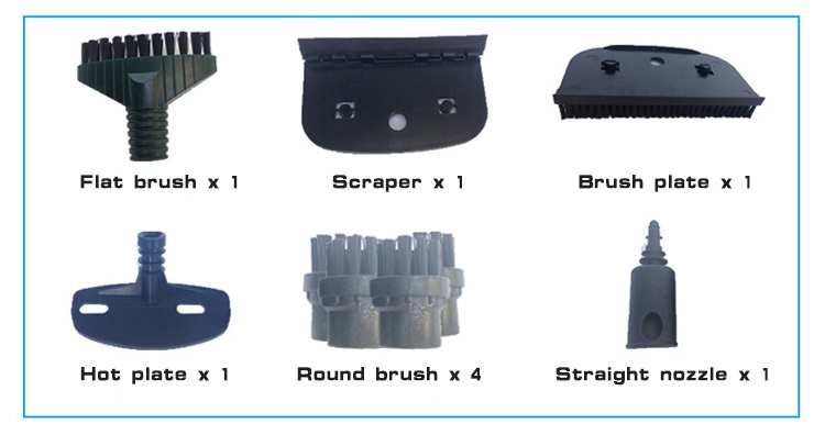 Accessories of Commercial Steam Cleaner